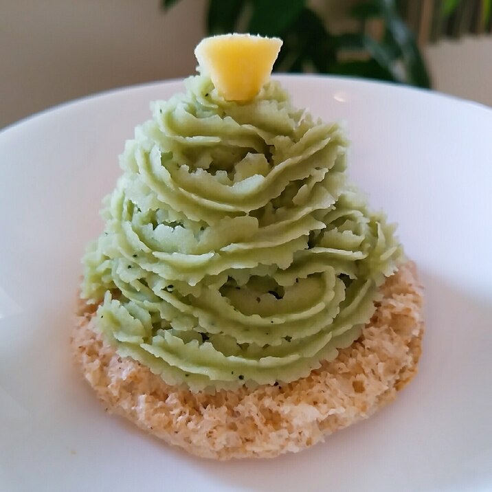 ジャガイモ抹茶モンブラン